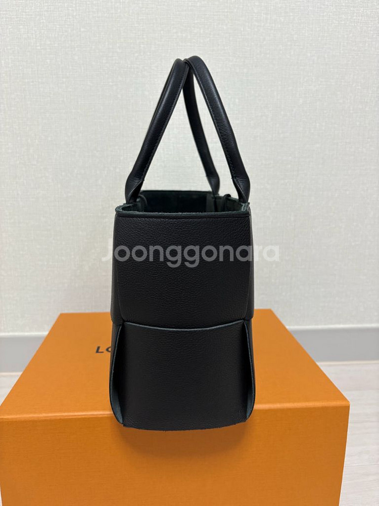 보테가 베네타 아르코 토트 스몰 블랙--3