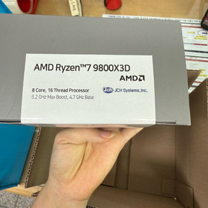AMD 라이젠7 9800X3D CPU 미개봉