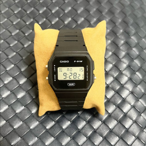 카시오 F91 WB 올블랙 시계