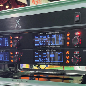 MYFIX EW-902R 무선마이크 랙케이스 세팅