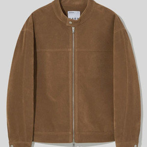 에이지오디 스웨이드 스탠다드 바이커 자켓 m 새상품