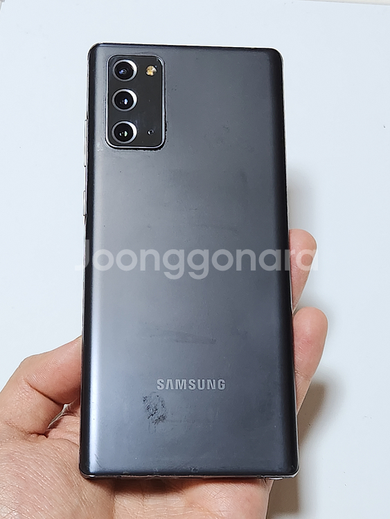 갤럭시노트20 256G 그레이 공기계 54984--3