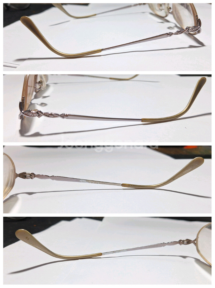 발렌티노 차루티 100% Titanum 일본 반무테안경--6