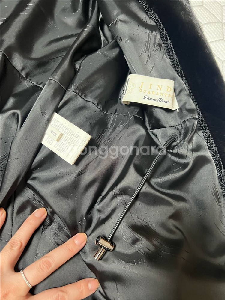 진도 오리지날 롱밍크코트--5