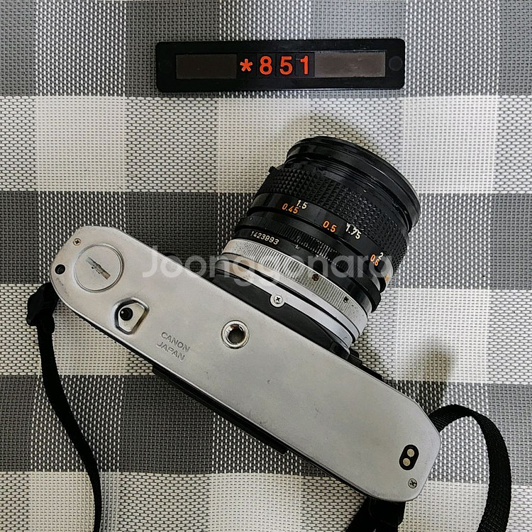 캐논 AE-1 필름카메라 실버바디 1.4 단렌즈--4