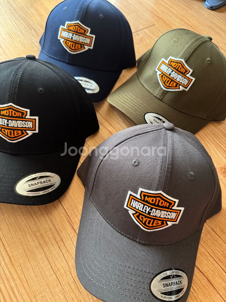 할리데이비슨 스냅백 야구모자--0