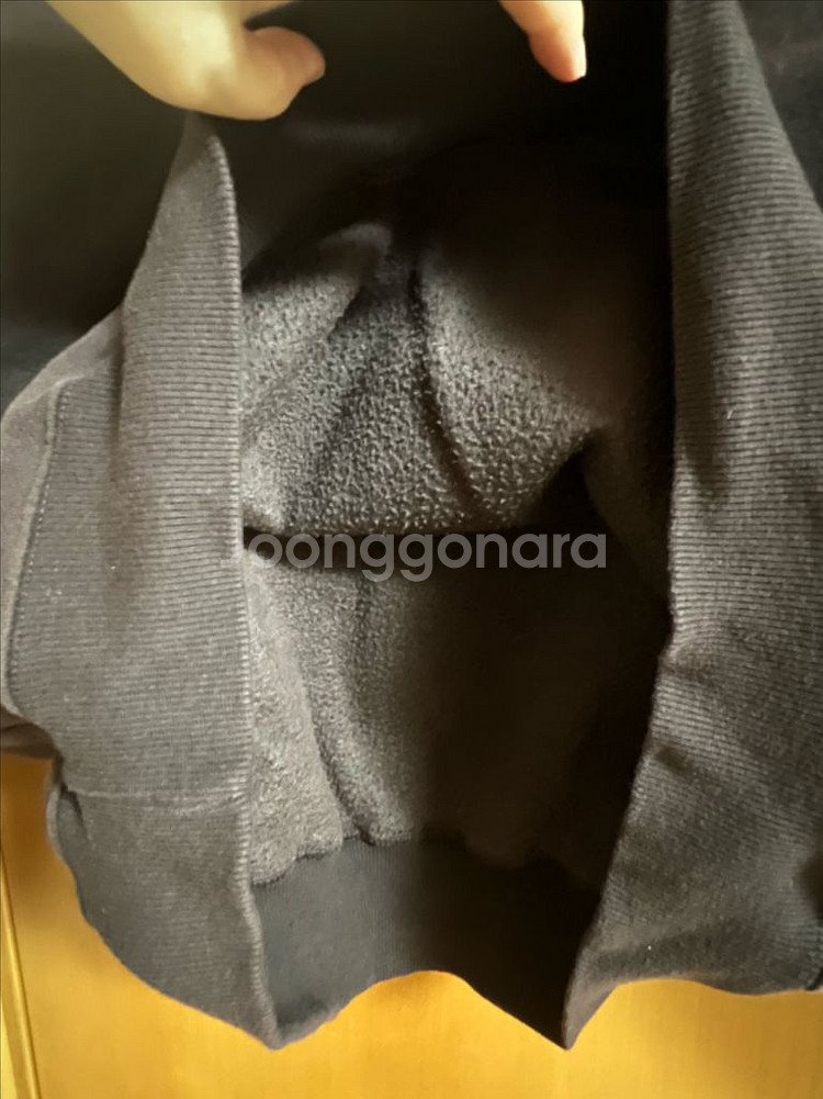 무아무아 기모 후드 티셔츠 (남녀공용-사이즈 넉넉)--6