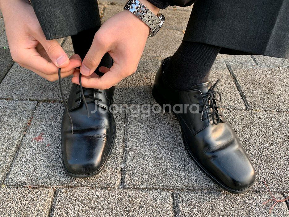 조셉트 천연 소가죽 더비슈즈 270 사이즈--0