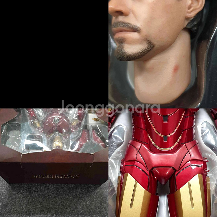 핫토이 아이언맨2 구마크4 12인치 피규어--7