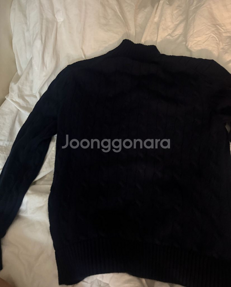 폴로 랄프로렌 케이블 니트집업 새상품급 정품qr--1
