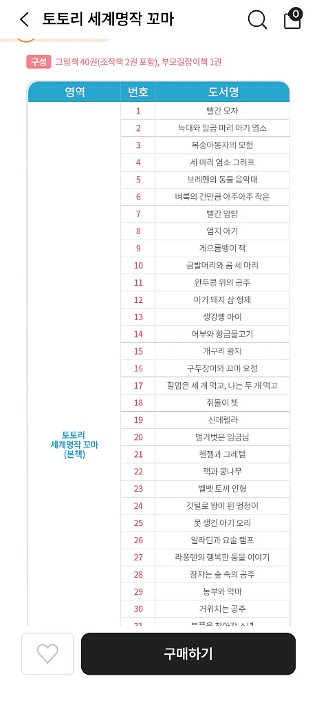 토토리 세계명작동화--1