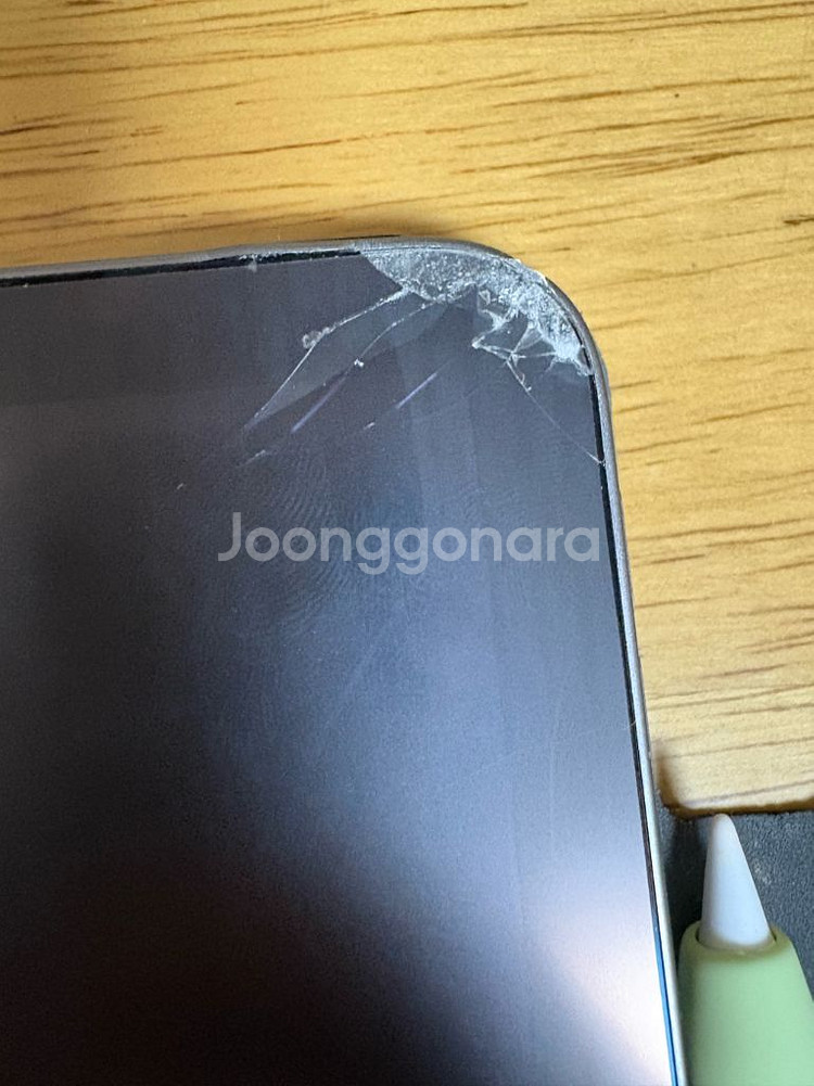 아이패드 에어5+짭슬펜슬+케이스+춘식이 파우치--2