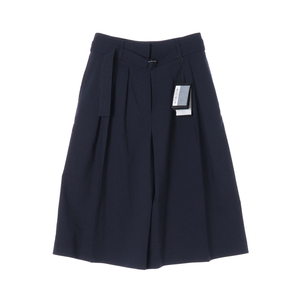 (새상품)[XS]시스템 네이비 투핀턱 벨트세트 버뮤다팬