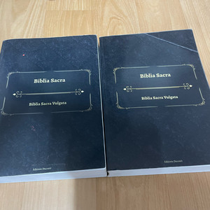 biblia sacra vulgata 성경책 2권