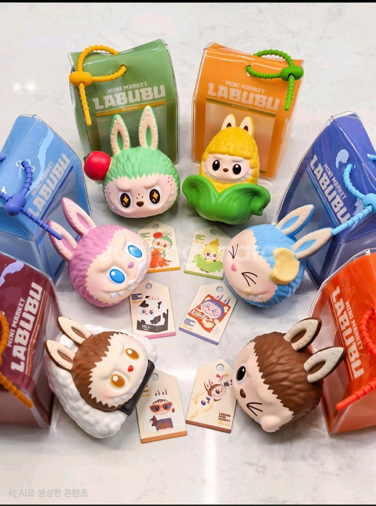 라부부 Labubu wacky mart 시리즈 1box--0