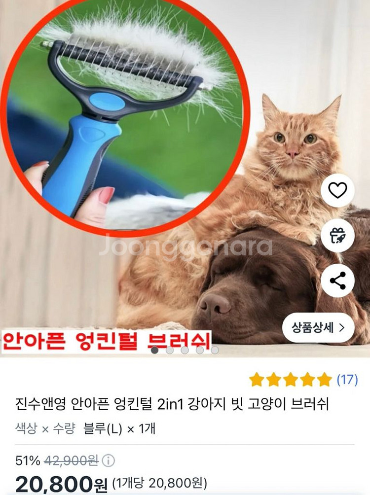 반려용품 샴푸/치석제거/샴푸바/빗/옷/슬러우피터/탈취제--4