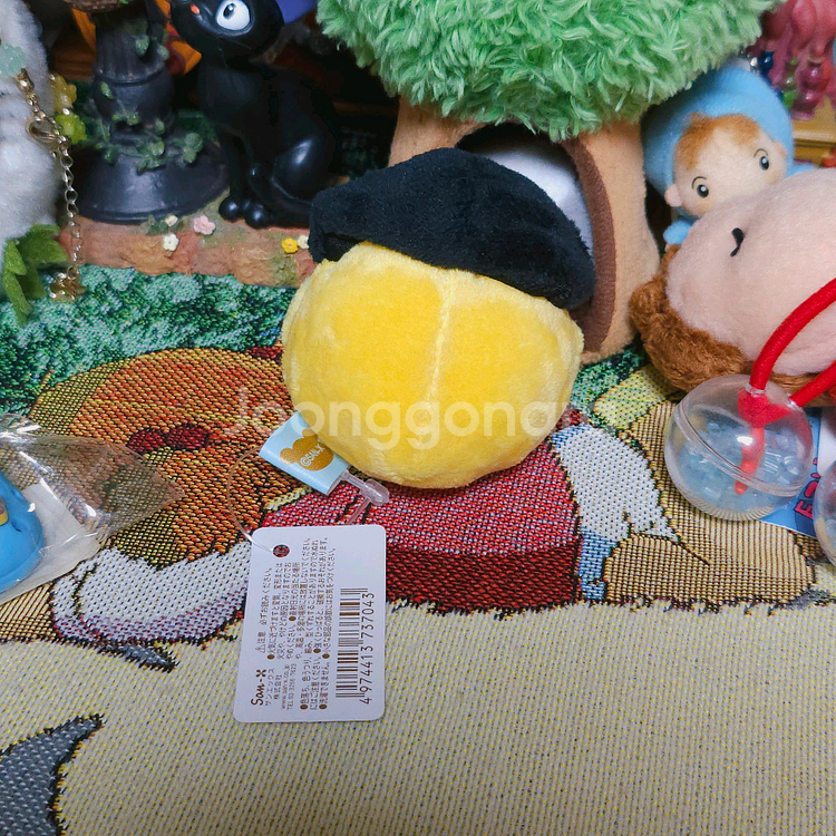 [일본정품] 미식가 키이로이토리 인형 크록스 샌들 키링--5