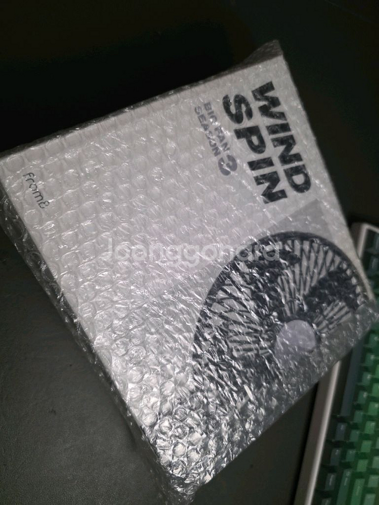 (단순개봉) 프롬비 윈드스핀 빅팬 손선풍기 쿨그레이--0