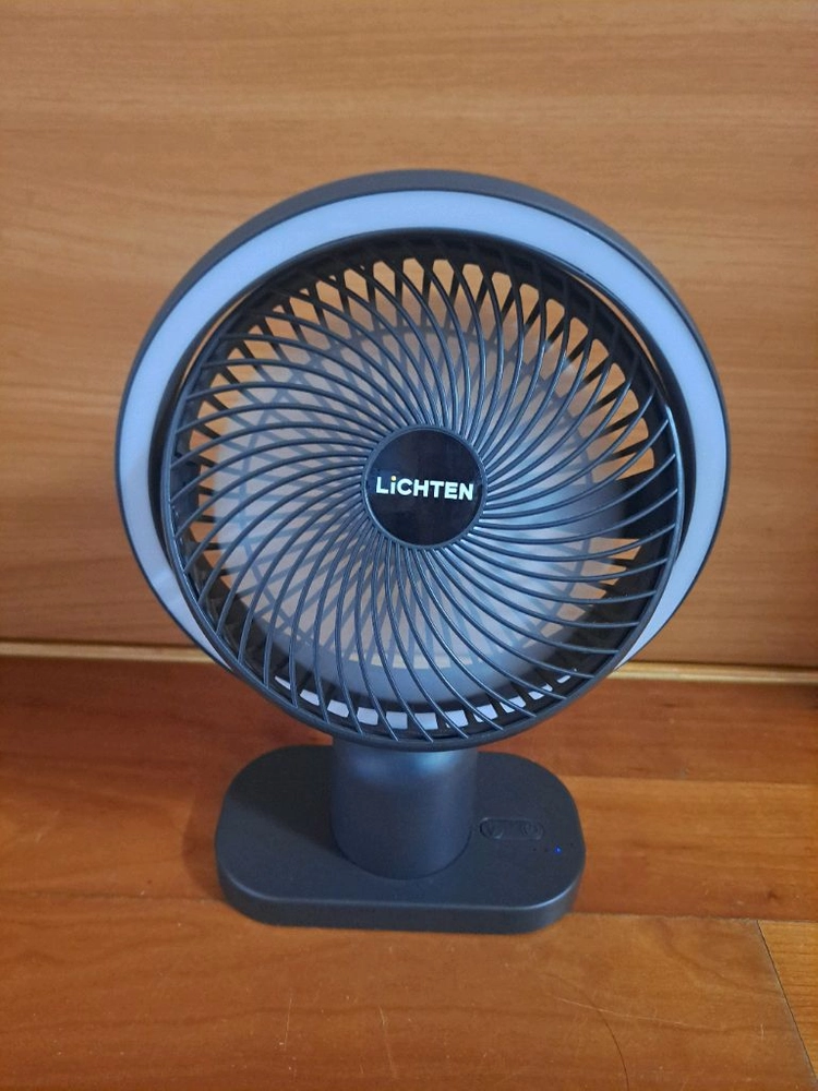 탁상용 선풍기겸 수면등 이미지