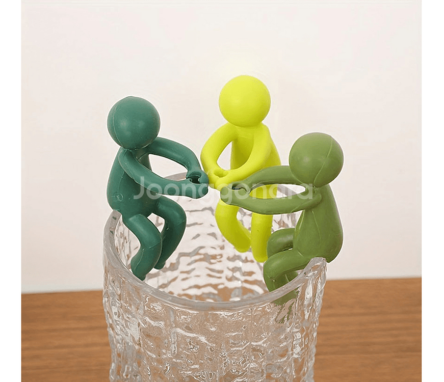 꽃병 수경재배 꽃다발 식물줄기 지지대세트 색상랜덤발송--2