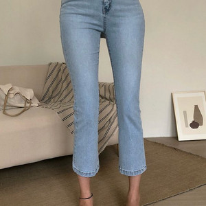 (S) 연청 세미 부츠컷 데님 팬츠 청바지 한번 착용