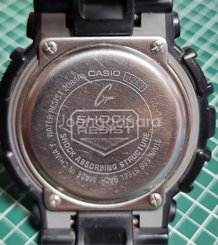 지샥 G-SHOCK 군용 GA-100-1A RED EY--4