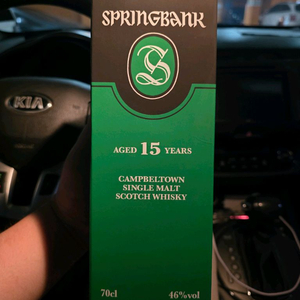 스프링뱅크15년 종이박스+공병