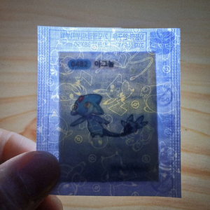 포켓몬시즌4띠부씰 아그놈 판매합니다