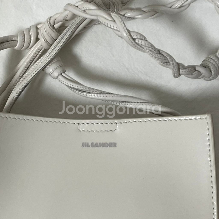 질샌더 탱글백 스몰 화이트--0