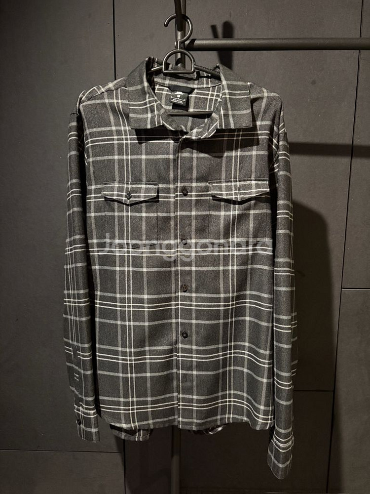 [중고]나이키 체크남방(XL)--0