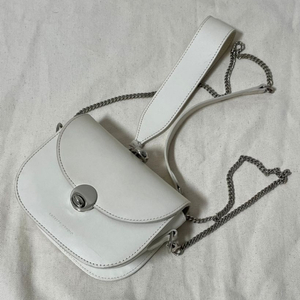 레이트리스튜디오 미니 새들백 화이트