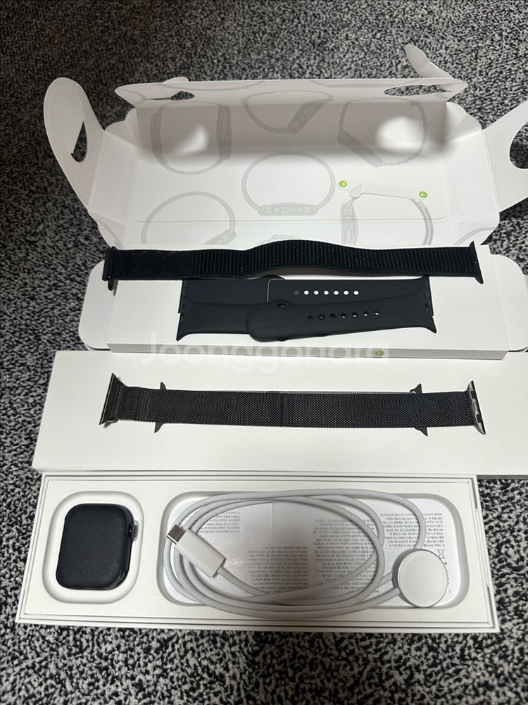 애플워치10 밀레니즈루프 42mm 블랙--0