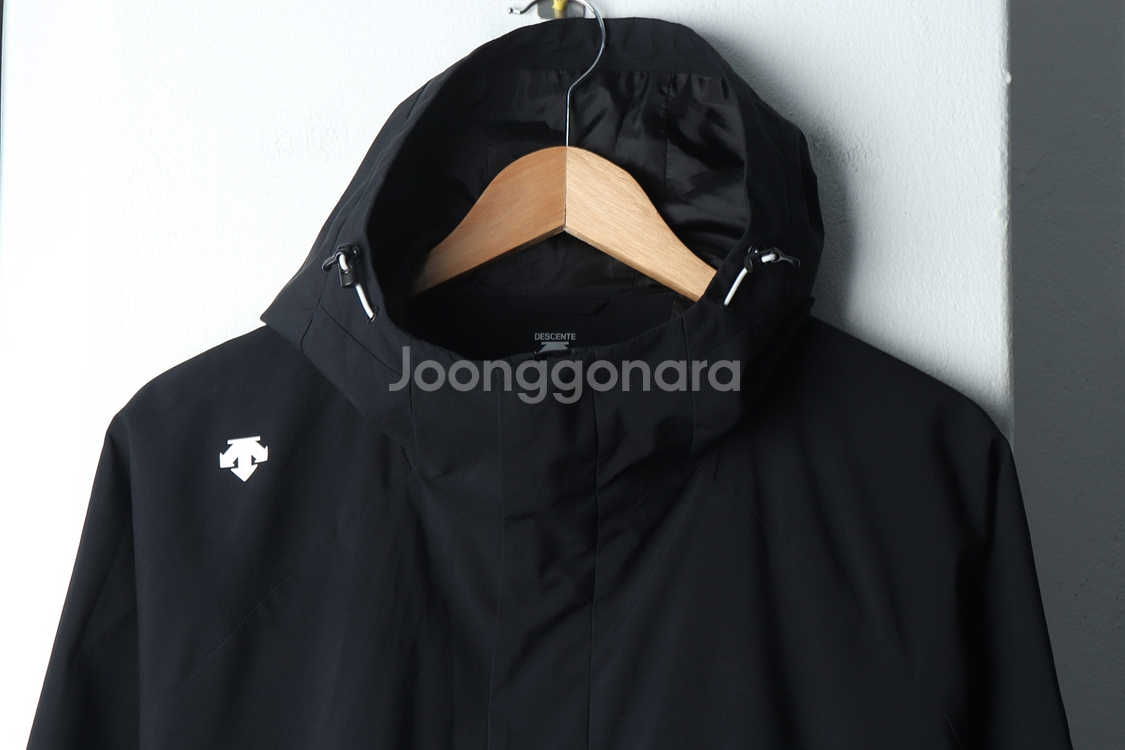 W(L-XL) 데상트 집업 바람막이 점퍼자켓 블랙 롱--2