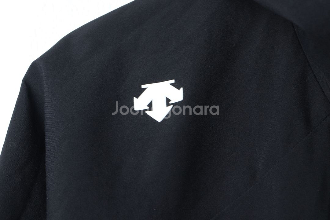W(L-XL) 데상트 집업 바람막이 점퍼자켓 블랙 롱--4