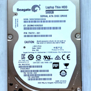 2.5" 500GB(Seagate노트북HDD)(택포)