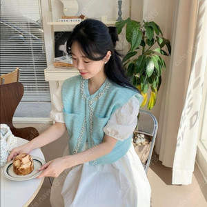 바이씨니 제작 트위드 조끼