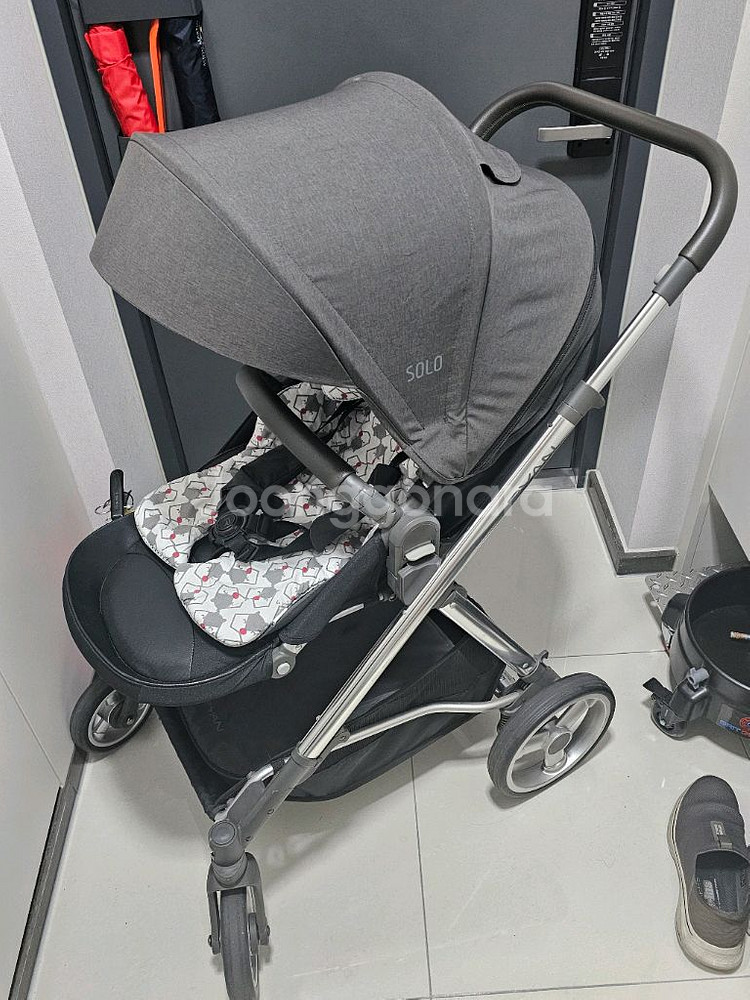 리안 솔로 절충형 유모차 (방풍커버/풋커버/시트라이너)--1