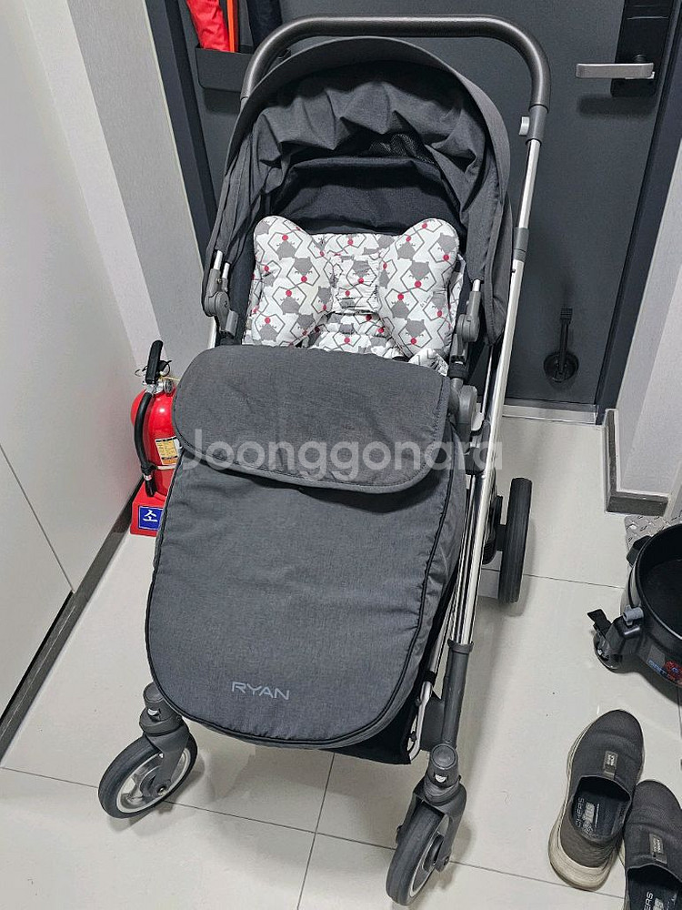 리안 솔로 절충형 유모차 (방풍커버/풋커버/시트라이너)--2