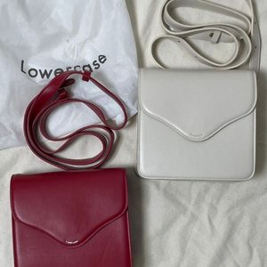 로워케이스 미니백 (레드&아이보리)