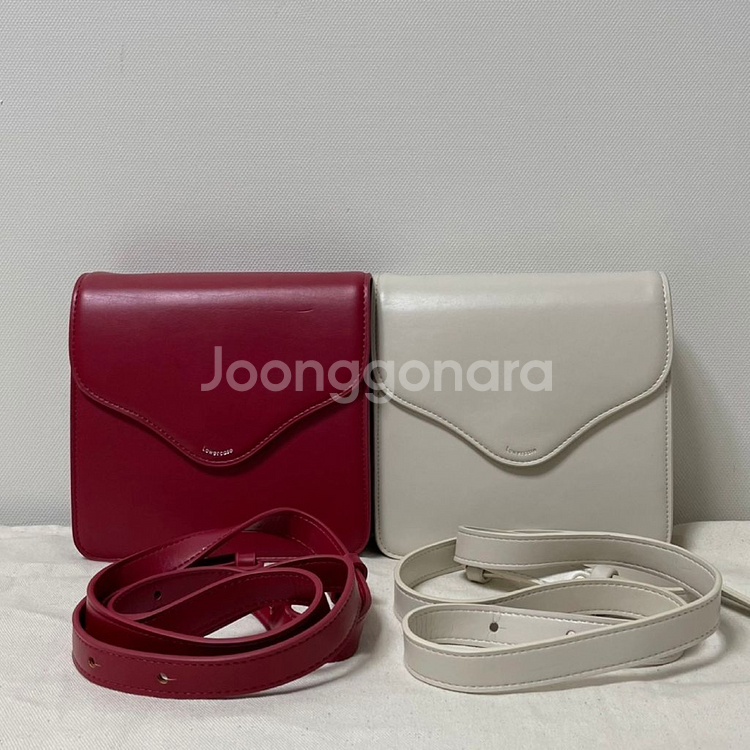 로워케이스 미니백 (레드&아이보리)--2