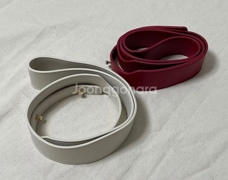 로워케이스 미니백 (레드&아이보리)--3