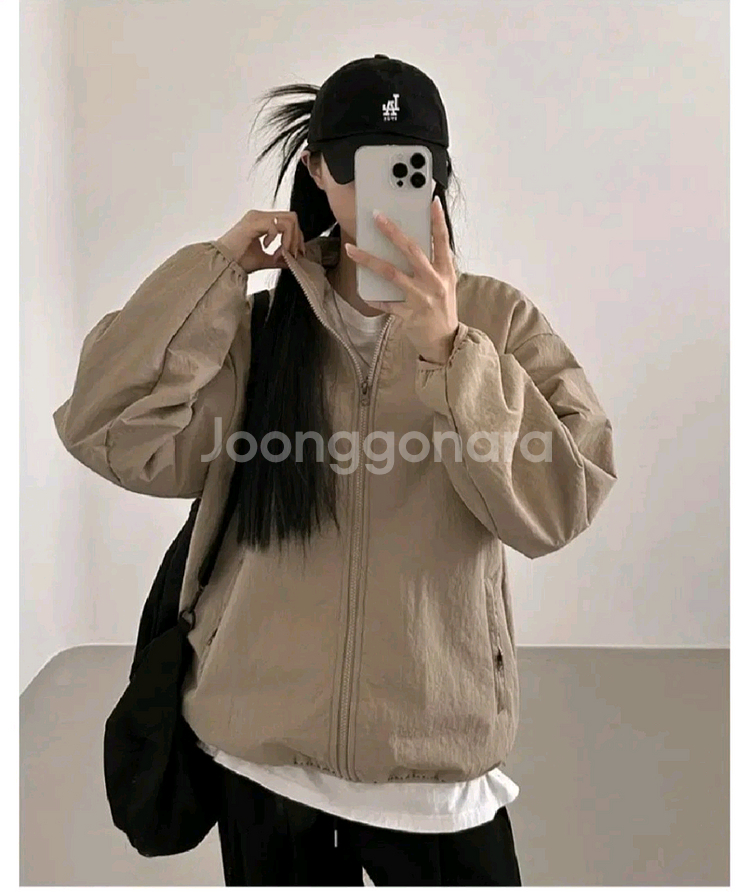 퍼안감 집업자켓 새상품--0