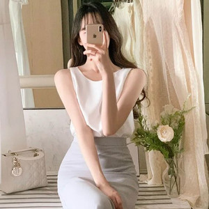 프롬데이원 르벨라 보트넥 슬리브리스 블라우스