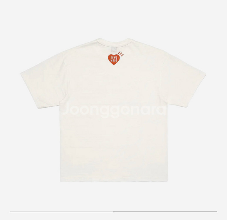 휴먼메이드 카우스 반팔티 XL, 2XL 흰티--1