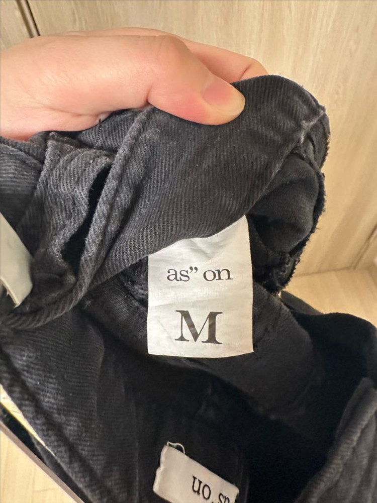 애즈온 부츠컷슬림팬츠 (블랙) 이미지