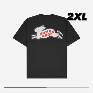 휴먼메이드 검정 반팔 2xl 시부야