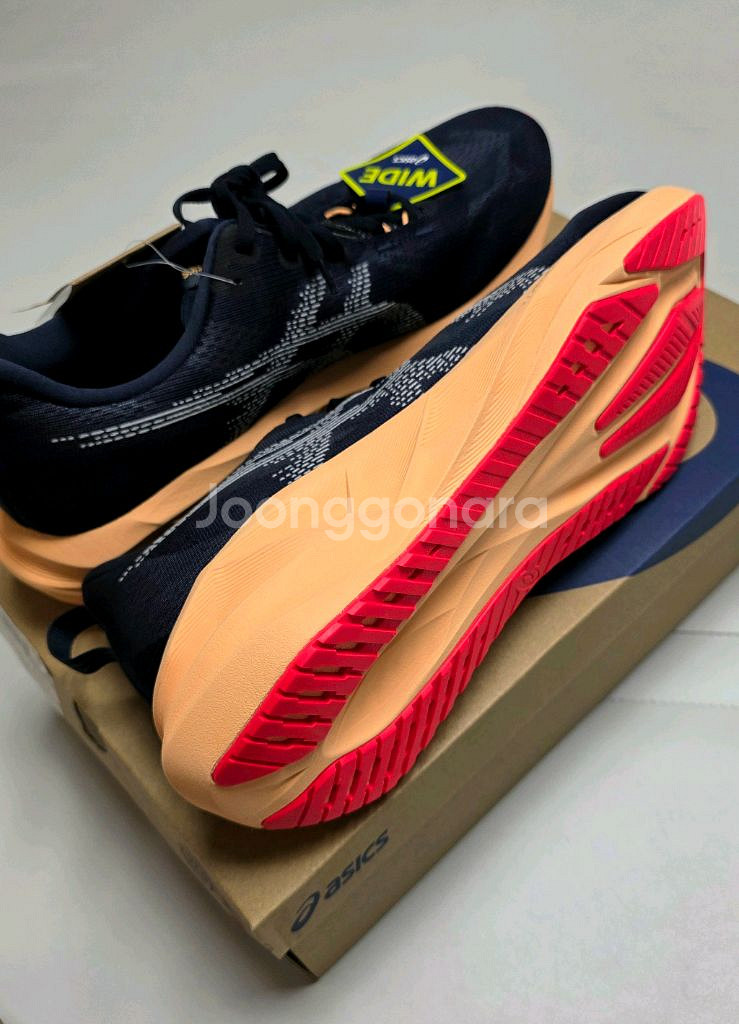 (새상품)노바블라스트5 320 미드나잇 오렌지 와이드--2