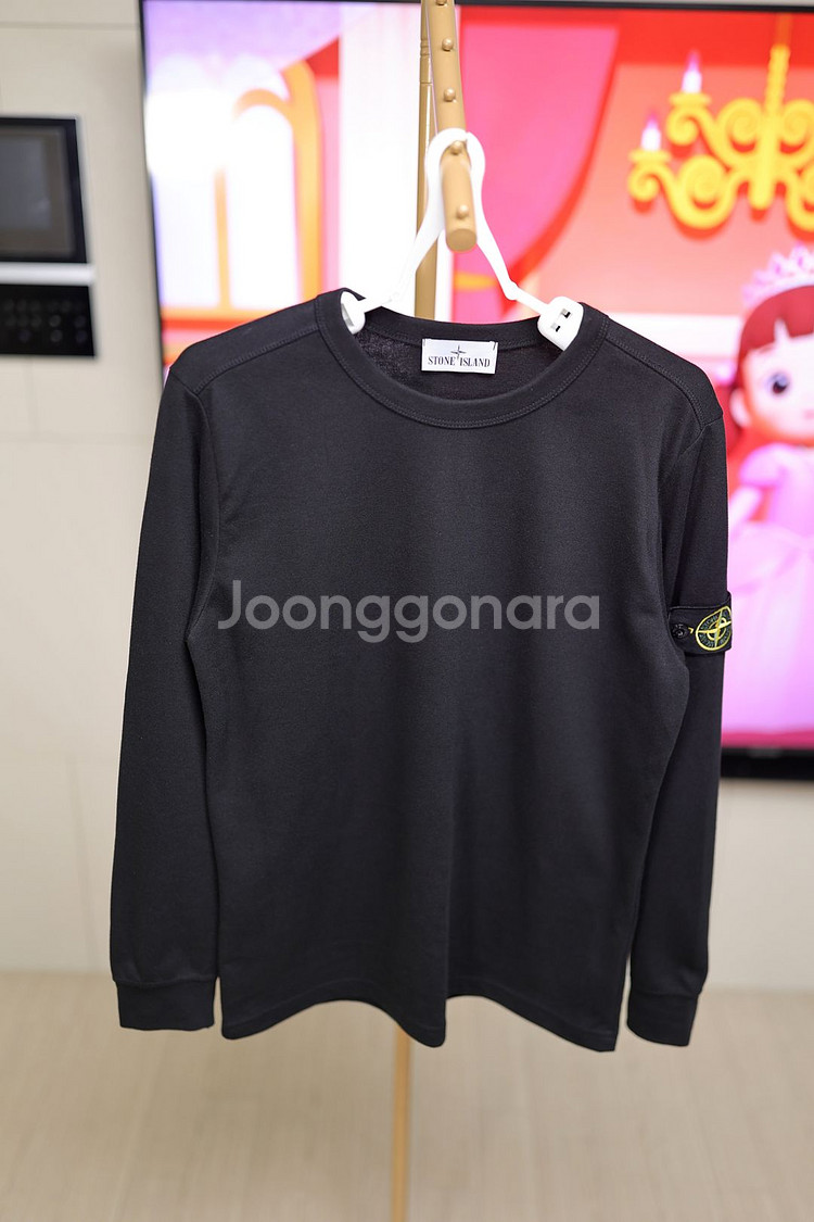 스톤아일랜드 와펜 크루넥 긴팔티 M 공용--0