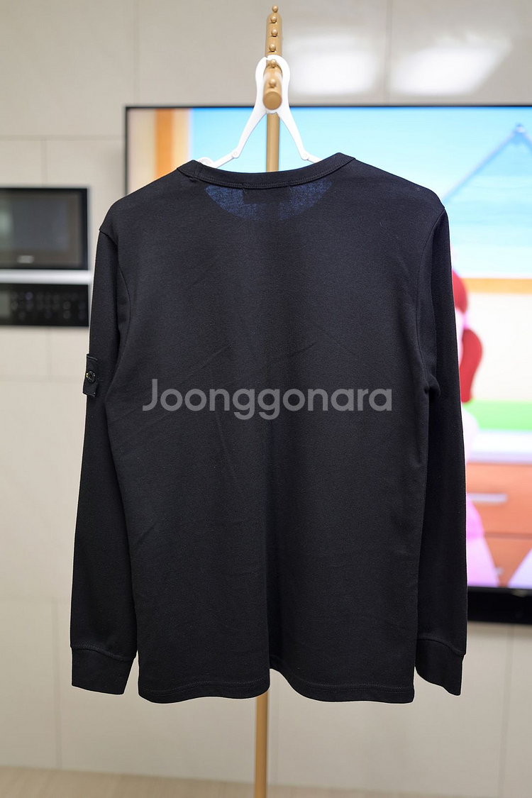 스톤아일랜드 와펜 크루넥 긴팔티 M 공용--5