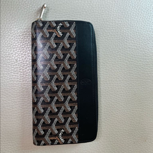 정품 고야드 블랙 장지갑